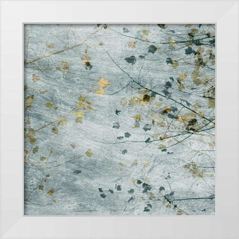 Seasonal Transition III White Modern Wood Framed Art Print by Chandler, Sharon