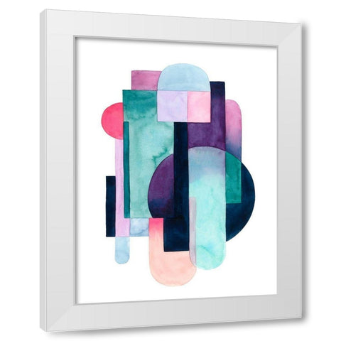 Urban Deco I White Modern Wood Framed Art Print by Popp, Grace