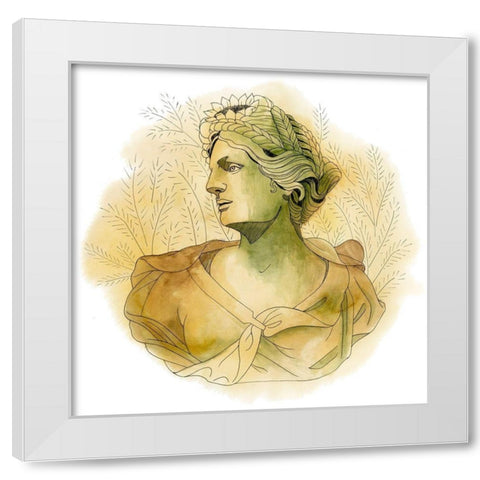 Garden Goddess IV White Modern Wood Framed Art Print by Popp, Grace