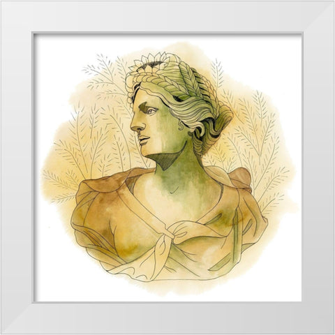 Garden Goddess IV White Modern Wood Framed Art Print by Popp, Grace