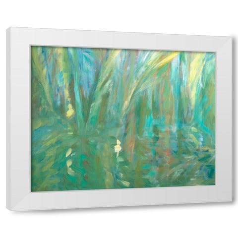Trade Winds Diptych II White Modern Wood Framed Art Print by Wilkins, Suzanne