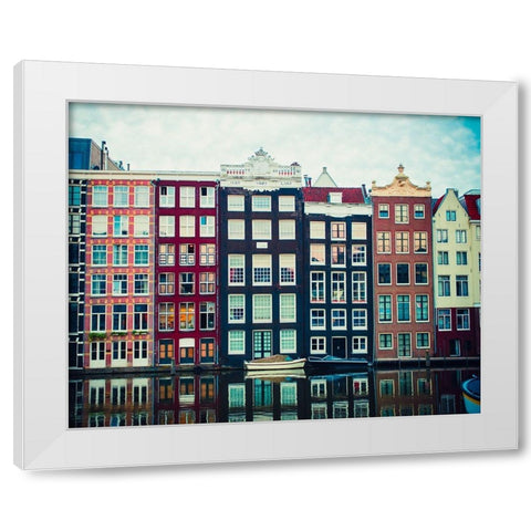 Canal Vibes I White Modern Wood Framed Art Print by Quintero, Sonja
