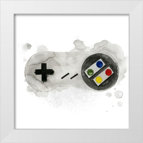Gamer II White Modern Wood Framed Art Print by Popp, Grace