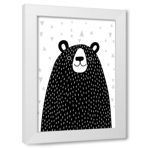 Custom Mix and Match Animal III White Modern Wood Framed Art Print by Borges, Victoria