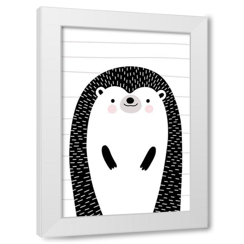 Custom Mix and Match Animal IX White Modern Wood Framed Art Print by Borges, Victoria