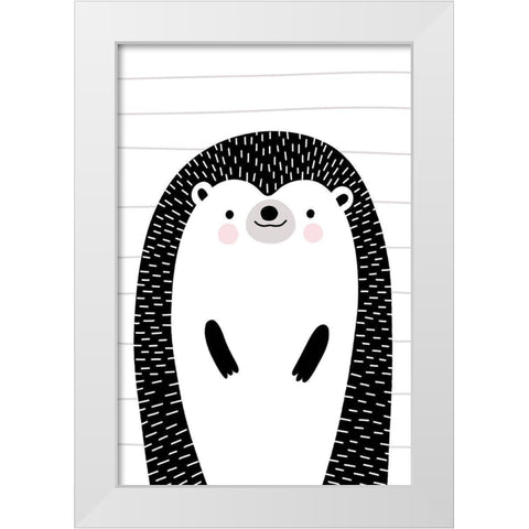 Custom Mix and Match Animal IX White Modern Wood Framed Art Print by Borges, Victoria