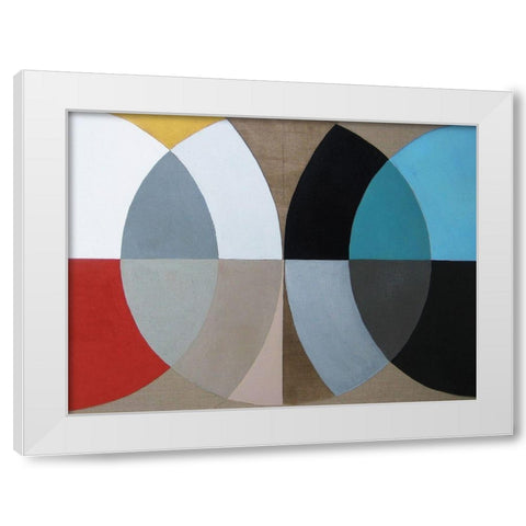 Clear Intentions I White Modern Wood Framed Art Print by Bellissimo Art