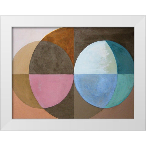 Clear Intentions IV White Modern Wood Framed Art Print by Bellissimo Art
