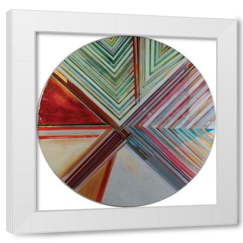 Rossano I White Modern Wood Framed Art Print by Bellissimo Art