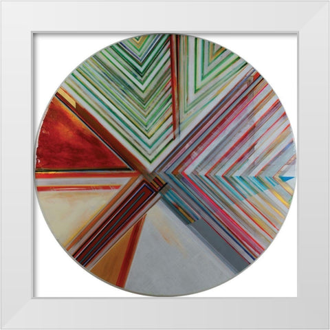 Rossano I White Modern Wood Framed Art Print by Bellissimo Art