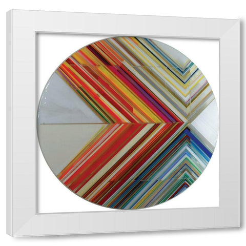 Rossano II White Modern Wood Framed Art Print by Bellissimo Art