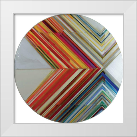 Rossano II White Modern Wood Framed Art Print by Bellissimo Art