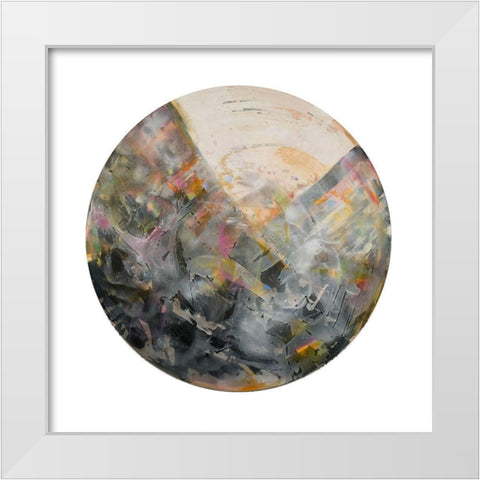 Galileos Assistant I White Modern Wood Framed Art Print by Bellissimo Art