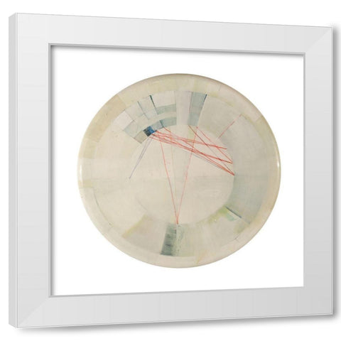 Galileos Assistant IX White Modern Wood Framed Art Print by Bellissimo Art