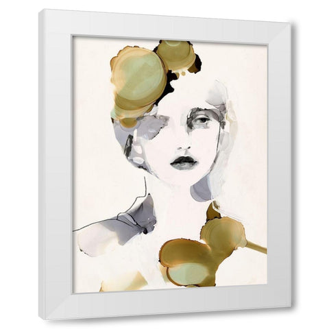Organic Portrait II White Modern Wood Framed Art Print by Borges, Victoria