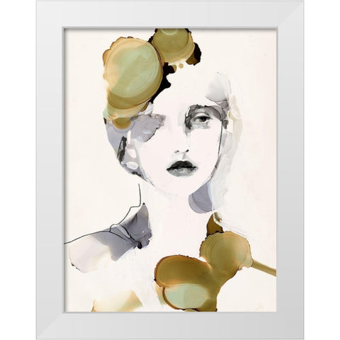 Organic Portrait II White Modern Wood Framed Art Print by Borges, Victoria