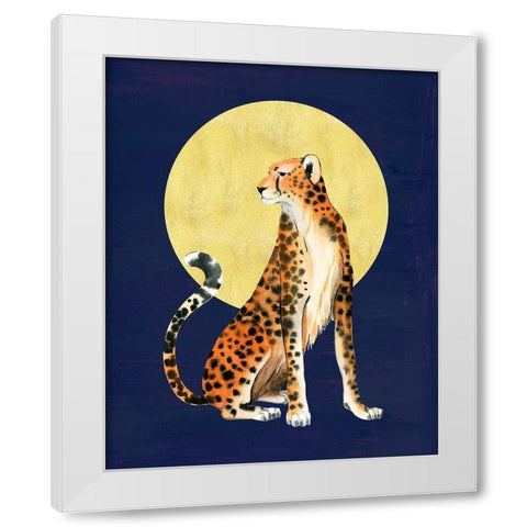 Queen of the Jungle I White Modern Wood Framed Art Print by Popp, Grace