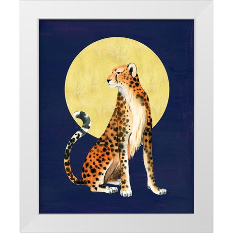 Queen of the Jungle I White Modern Wood Framed Art Print by Popp, Grace
