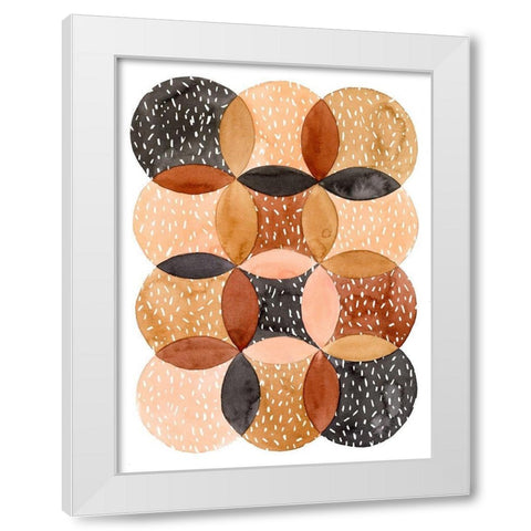 Mud Slide II White Modern Wood Framed Art Print by Popp, Grace