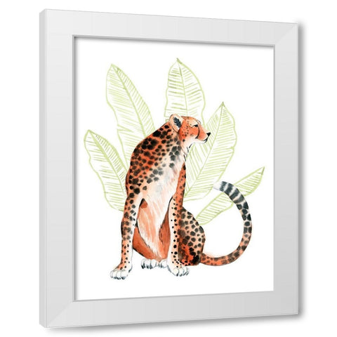 Ruby Runner II White Modern Wood Framed Art Print by Popp, Grace