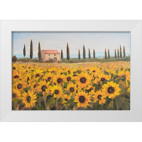 Tuscan Memories I White Modern Wood Framed Art Print by Iafrate, Sandra