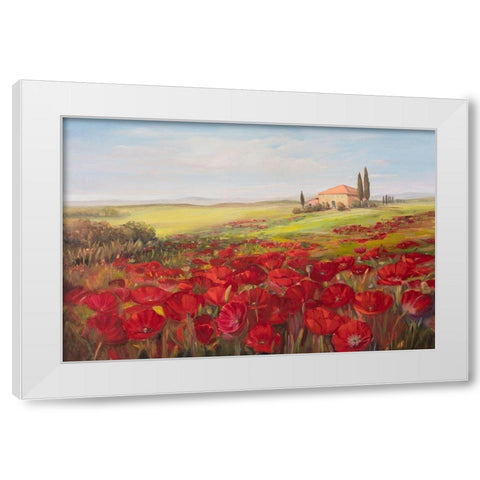 Tuscan Memories II White Modern Wood Framed Art Print by Iafrate, Sandra