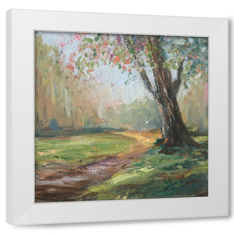 Path to the Tree II White Modern Wood Framed Art Print by Iafrate, Sandra