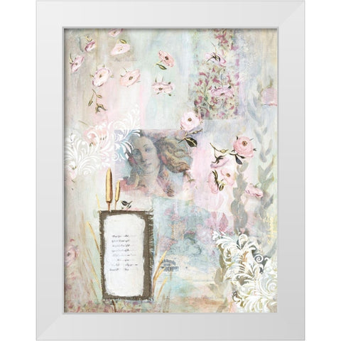 Botticellis Dream I White Modern Wood Framed Art Print by Iafrate, Sandra