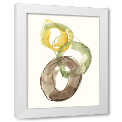 Earth in Spring I White Modern Wood Framed Art Print by Goldberger, Jennifer
