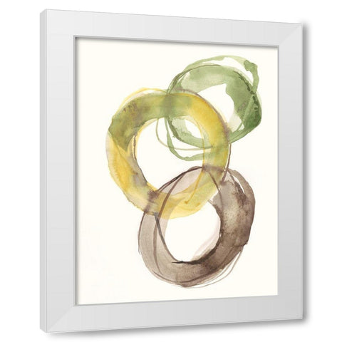 Earth in Spring II White Modern Wood Framed Art Print by Goldberger, Jennifer
