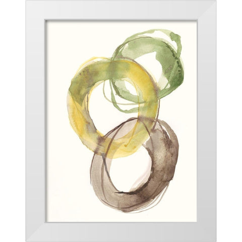Earth in Spring II White Modern Wood Framed Art Print by Goldberger, Jennifer