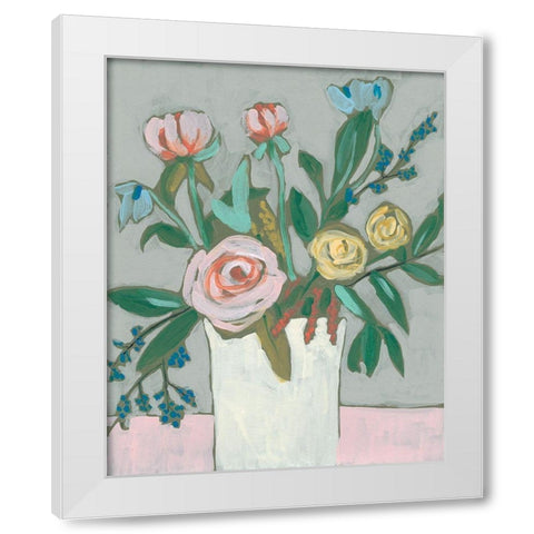 Sweet and Quirky I White Modern Wood Framed Art Print by Goldberger, Jennifer