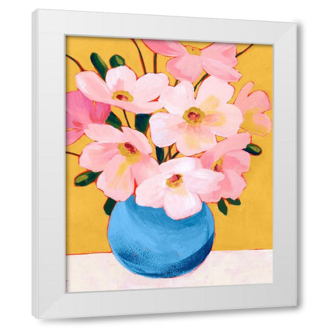 Sunday Flora II White Modern Wood Framed Art Print by Popp, Grace