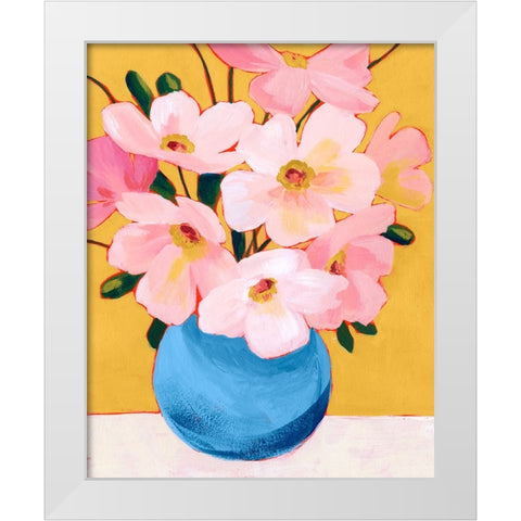 Sunday Flora II White Modern Wood Framed Art Print by Popp, Grace