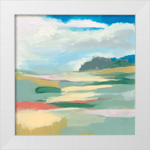 Sweeping Sky I White Modern Wood Framed Art Print by Goldberger, Jennifer