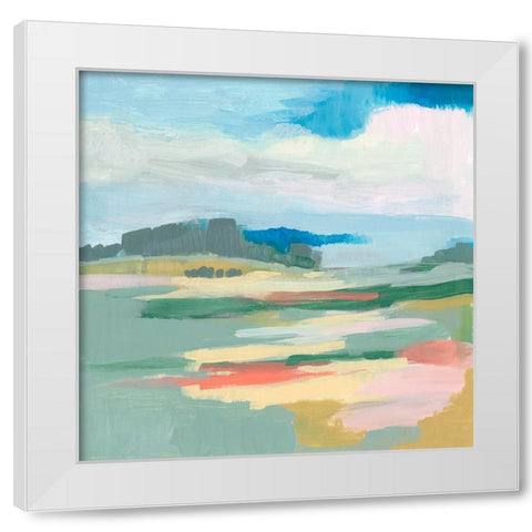 Sweeping Sky II White Modern Wood Framed Art Print by Goldberger, Jennifer