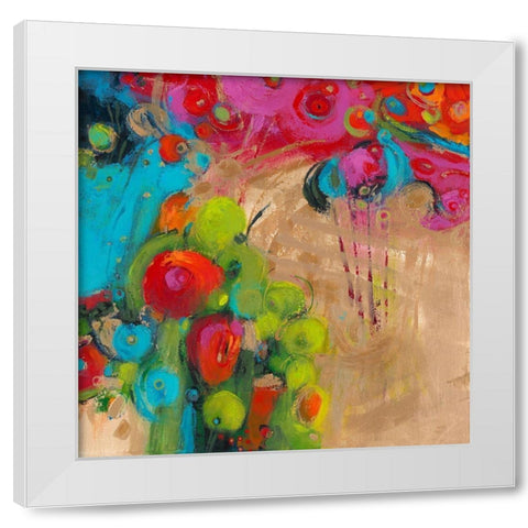Year of the Dragon I White Modern Wood Framed Art Print by Bothne, Janet