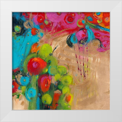 Year of the Dragon I White Modern Wood Framed Art Print by Bothne, Janet