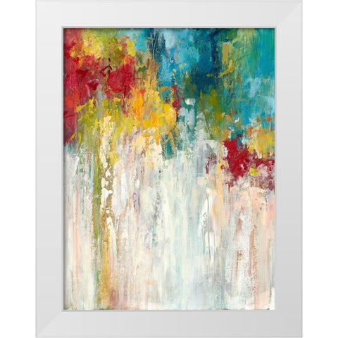 Unbound III White Modern Wood Framed Art Print by Bothne, Janet