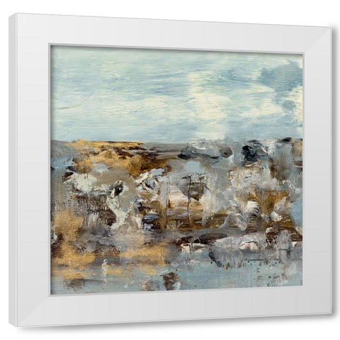 Discovery III White Modern Wood Framed Art Print by Bramma, Lila