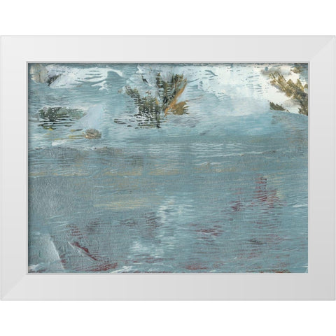 Peace and Calm II White Modern Wood Framed Art Print by Bramma, Lila