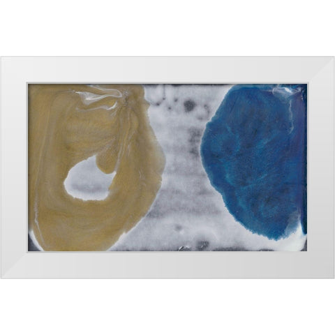 Invulnerable III White Modern Wood Framed Art Print by Bramma, Lila