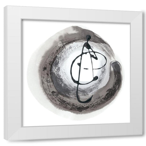Transformation I White Modern Wood Framed Art Print by Bramma, Lila