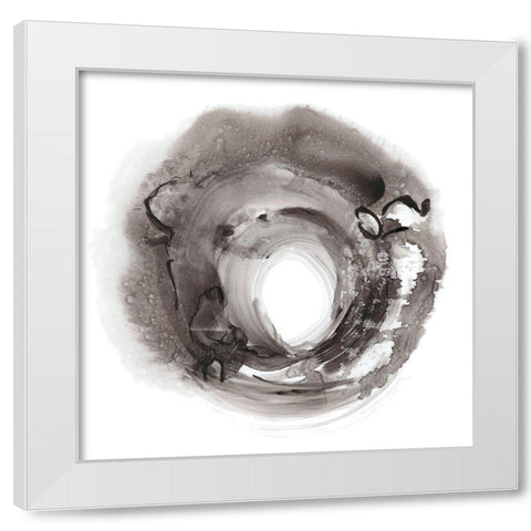 Transformation II White Modern Wood Framed Art Print by Bramma, Lila
