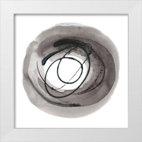 Transformation III White Modern Wood Framed Art Print by Bramma, Lila