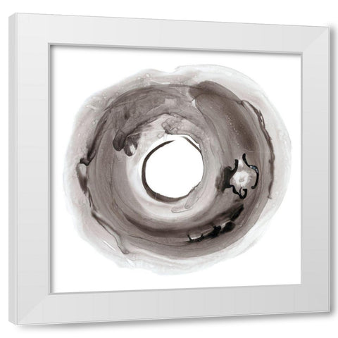 Transformation V White Modern Wood Framed Art Print by Bramma, Lila