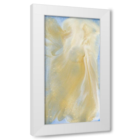 Meeting Light I White Modern Wood Framed Art Print by Bramma, Lila