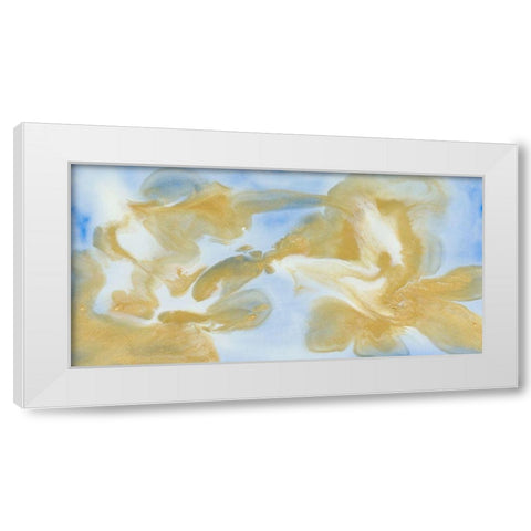 Meeting Light II White Modern Wood Framed Art Print by Bramma, Lila