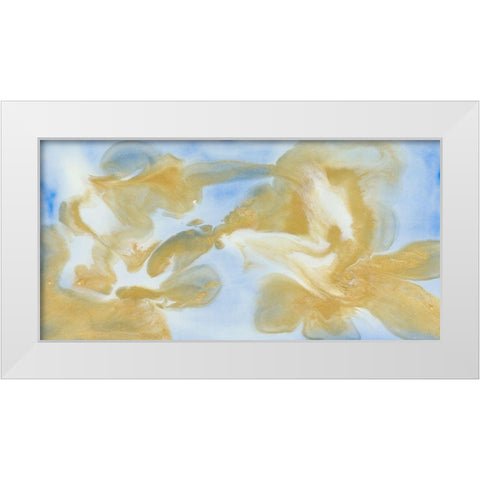 Meeting Light II White Modern Wood Framed Art Print by Bramma, Lila