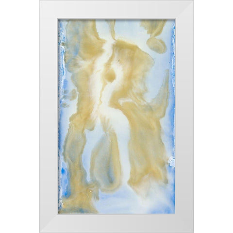 Meeting Light IV White Modern Wood Framed Art Print by Bramma, Lila